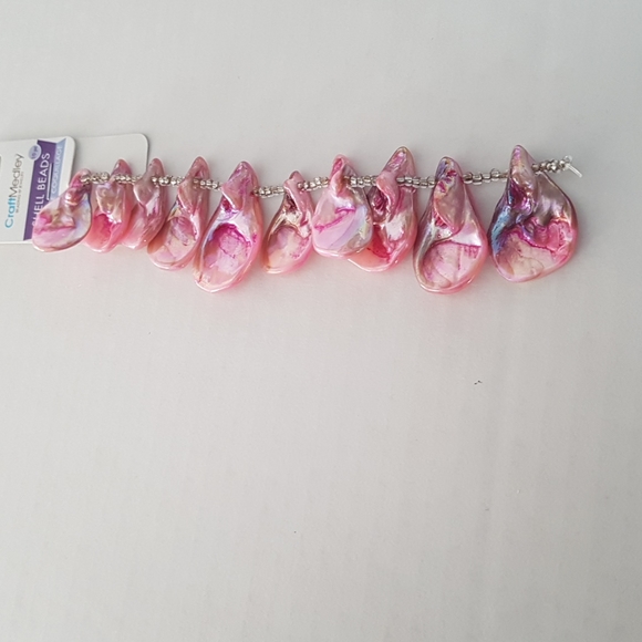 3/25$ 10 pcs Shell Beads with Hole for Beading & Jewelry Projects - Picture 7 of 9